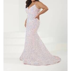 NEW TIFFANY DESIGNS women's prom dress in pink